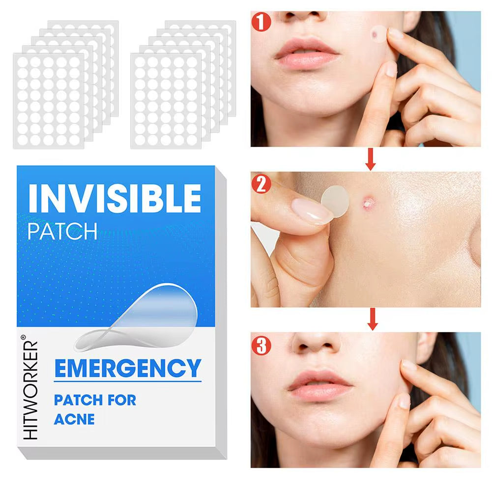 400/800/1200Pcs Acne Patches Skincare Stickers Circular Transparent Skin Tone Facial Spot Covering Makeup Tools for Clear Skin